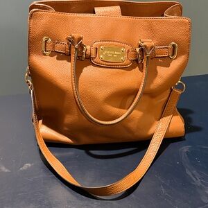 Michael Kors Brown Leather Shoulder Bag